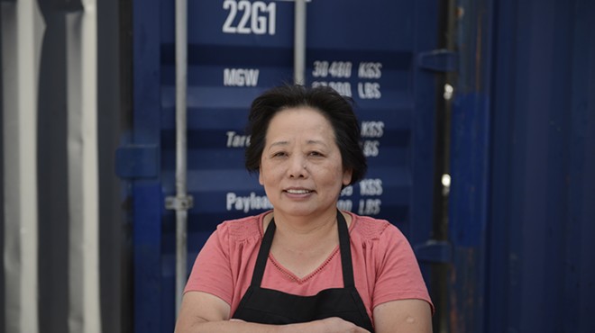 Chef Genevive Vang at Detroit Shipping Company’s Bangkok 96 Street Food.