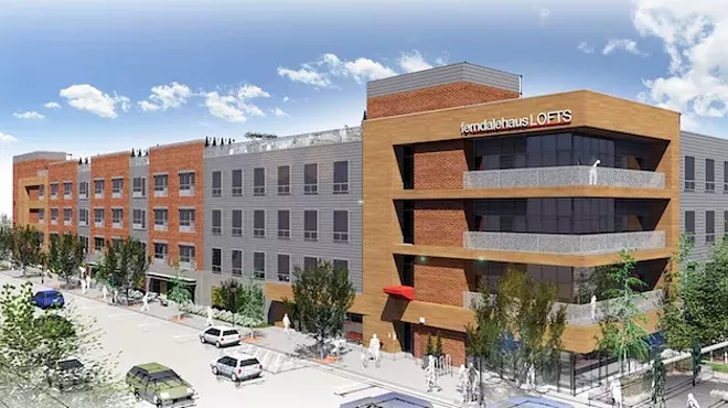 This development on Nine Mile Road in Ferndale, scheduled to break ground in April, has some aesthetes wincing.
