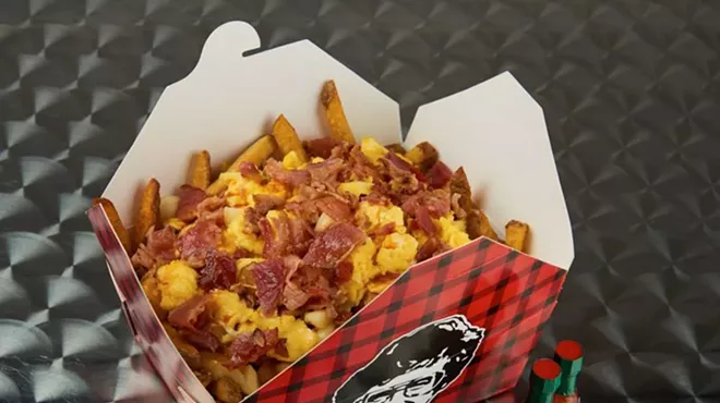 The "Hangover" poutine.