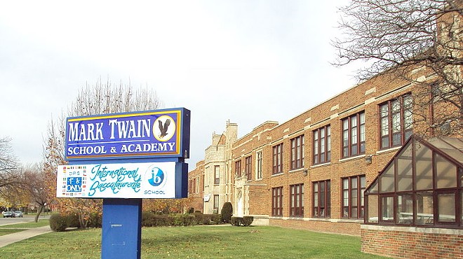 Mark Twain Academy, a DPS school in southwest Detroit.