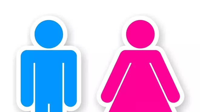 Image: Why's a 9-year-old girl using the boys' bathroom at her school?