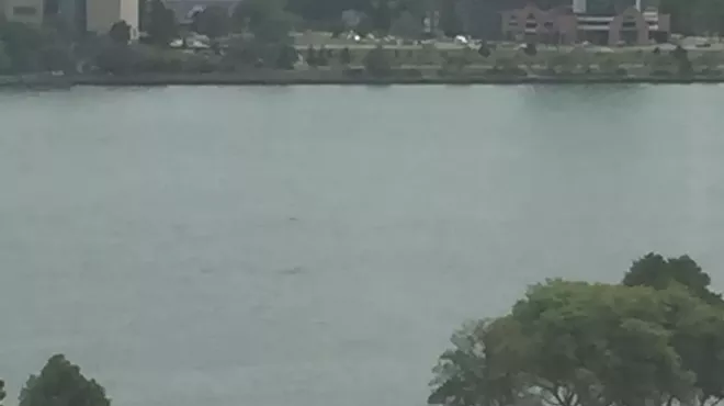 Image: Hey, the Hart Plaza Fountain's on!