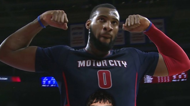 VIDEO: Pistons Andre Drummond blocks child's shot; destroys dignity