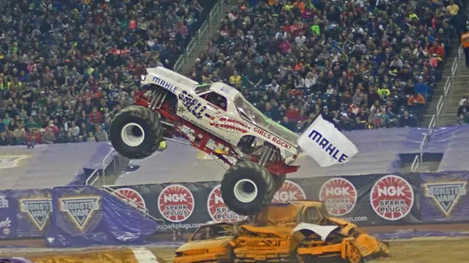 Image: An artful display of monster trucks and BBQ awaits you in Northville