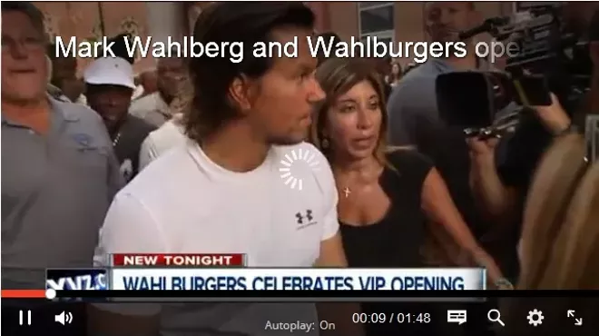Image: Swoon: Mark Wahlberg rolls out the red carpet for VIP Wahlburgers preview party