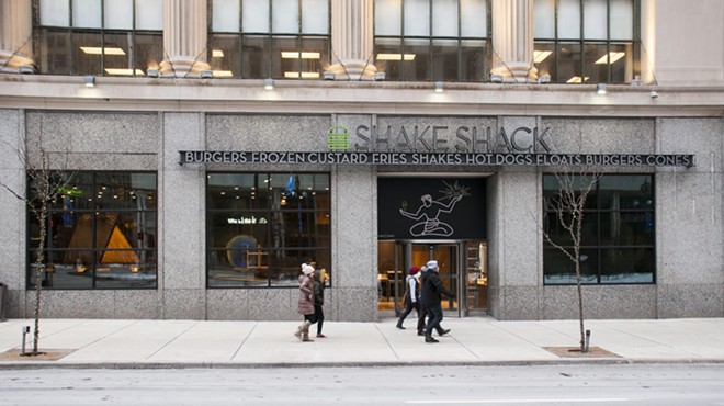 Downtown's new Shake Shack location at 600 Woodward Ave.