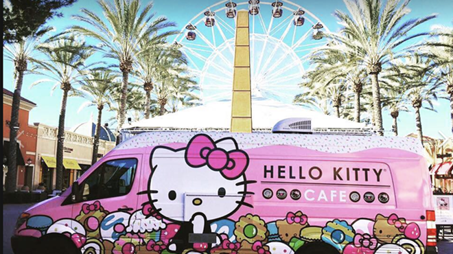 The Hello Kitty Cafe food truck.