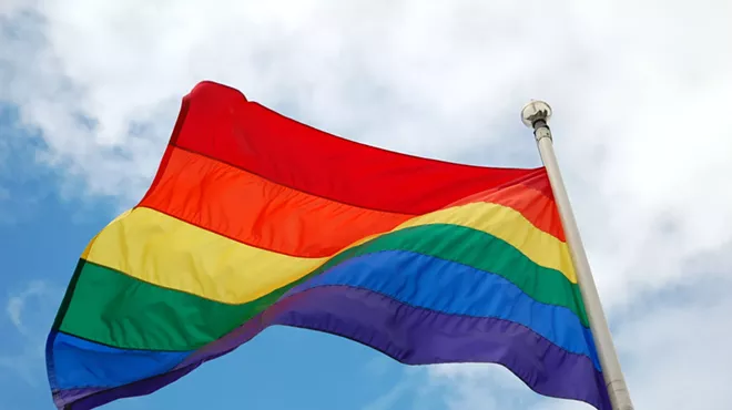 Image: Detroit officials are flying a rainbow flag in honor of Pride Month for the first time