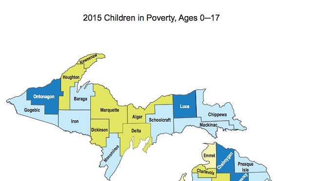 22 percent of Michigan kids lived in poverty in 2015 — more than during Great Recession