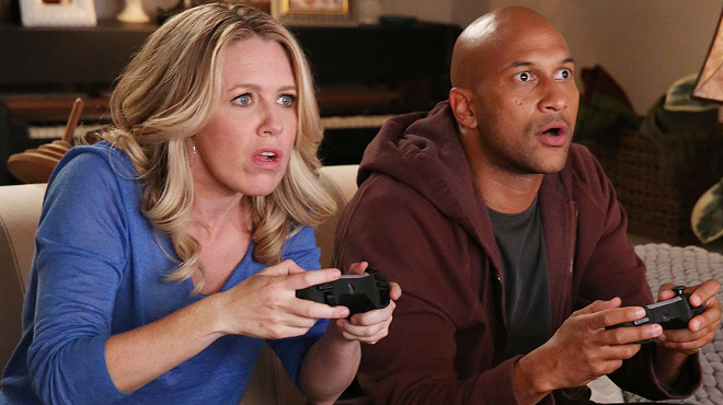 Jessica St. Clair and Keegan-Michael Key from "Playing House."