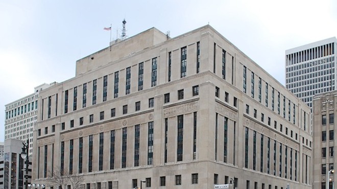 Theodore Levin United States Courthouse in Detroit, taken January 2010 by Andrew Jameson.