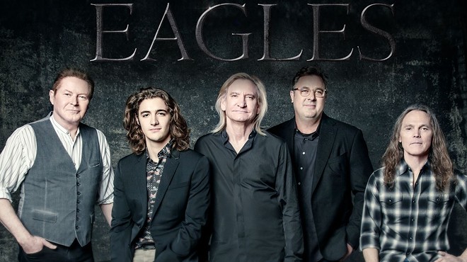 The newly formed Eagles, featuring Vince Gill and Deacon Frey.