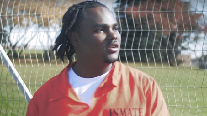 Tee Grizzley in the "First Day Out" video.