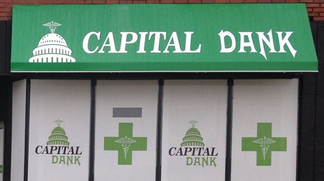 A medical marijuana dispensary in Lansing.