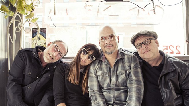 The Pixies, from left: David Lovering, Paz Lenchantin, Joey Santiago, and Black Francis.