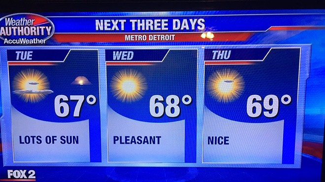 The internet loved Fox 2 Detroit's weather forecast this week