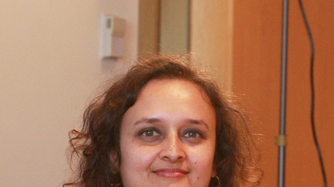 Bhairavi Desai, president of the National Taxi Workers Alliance taken on October 20, 2011.