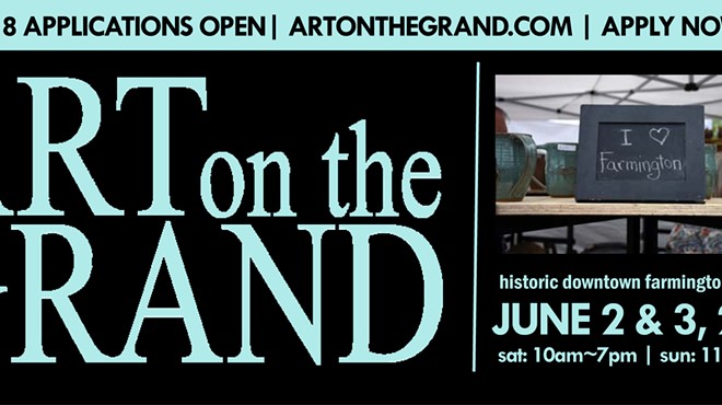 Call for Artists: Applications Now Open for  2018 Art on the Grand, Downtown Farmington