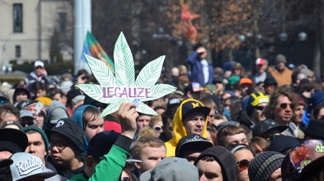 The man campaigning to derail marijuana legalization in Michigan makes his case
