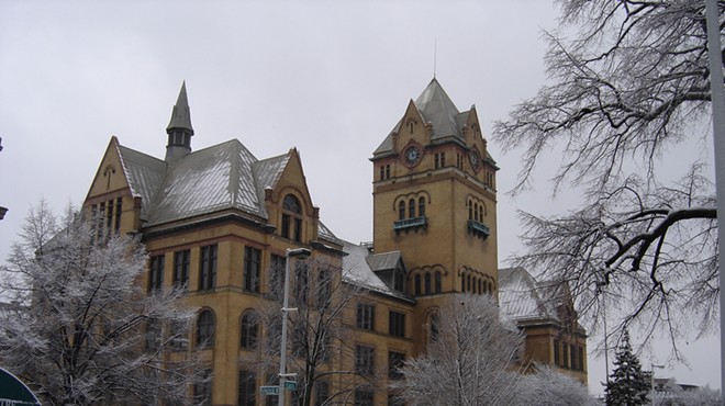 Old Main on Midtown's Wayne State University campus.