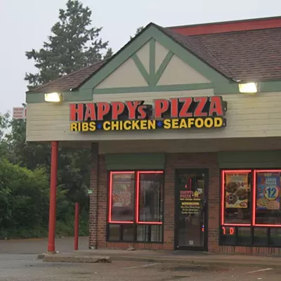 A Happy's Pizza franchise location in Ypsilanti Twp.