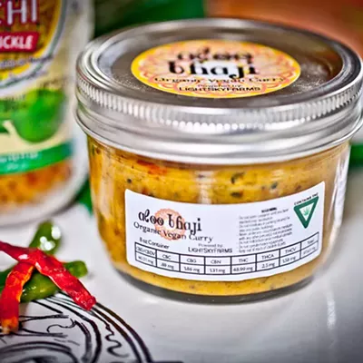 The marijuana-infused Aloo Bhaji from Lightsky Farms.