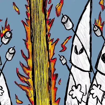 Image: Toasty racist symbols