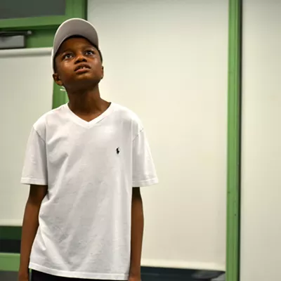Justin Malone-Horton, 15, playing the title role in "An'Dee."