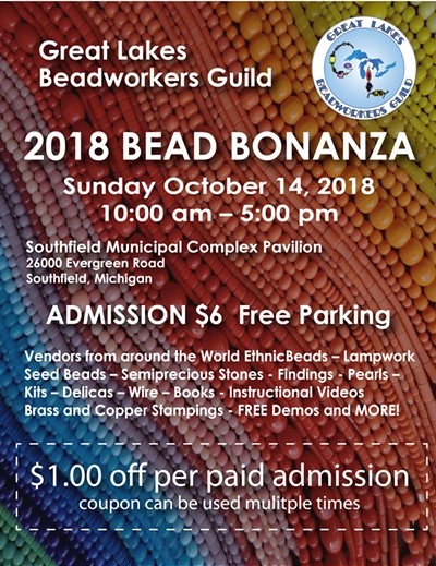 Bead Bonanza Oct 14th 2018