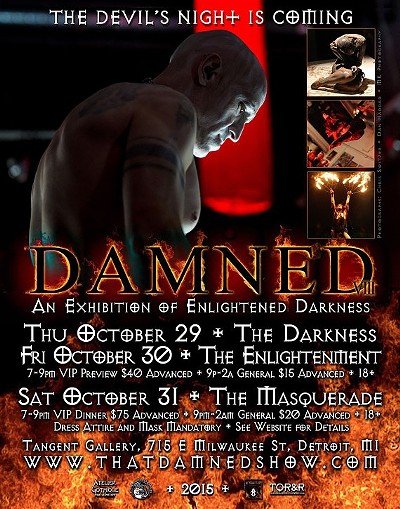 DAMNED VIII - An Exhibition of Enlightened Darkness & Formal Masquerade Ball