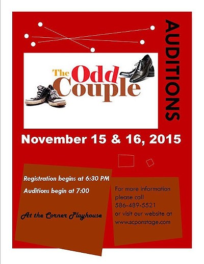 The Odd Couple Auditions