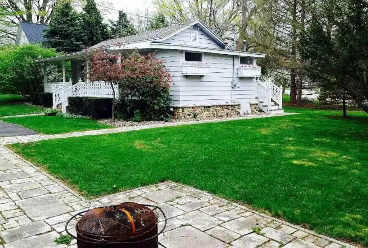 Saugatuck, Michigan&nbsp; Average nightly rate:$128 This cottage is literally adorable and would easily accommodate a family of four. Just imagine, enjoying a summer night full of s'mores in the firepit and enjoying board games on the front porch. It makes for a quick getaway complete with plenty of opportunities for family bonding. This cottage is literally adorable and would easily accommodate a family of four. Just imagine, enjoying a summer night full of s'mores in the firepit and enjoying board games on the front porch. It makes for a quick getaway complete with plenty of opportunities for family bonding.