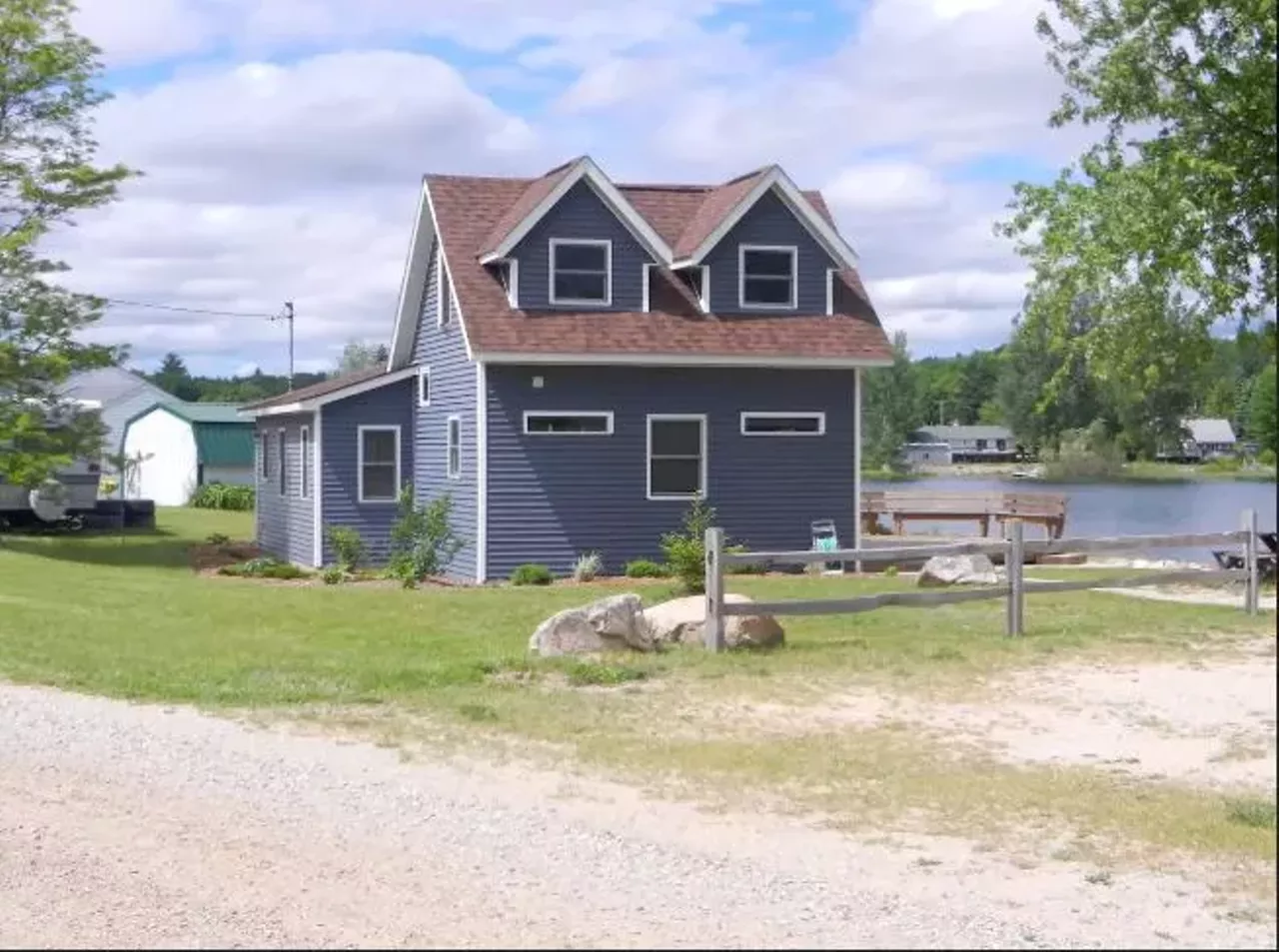 Cadillac, Michigan Average nightly rate: $127 With the ability to accommodate a large crowd or a couple, this cottage is the perfect family-friendly environment. The quiet location sits directly behind the lake on a relaxing deck that allows you experience the calm surroundings with ease. 