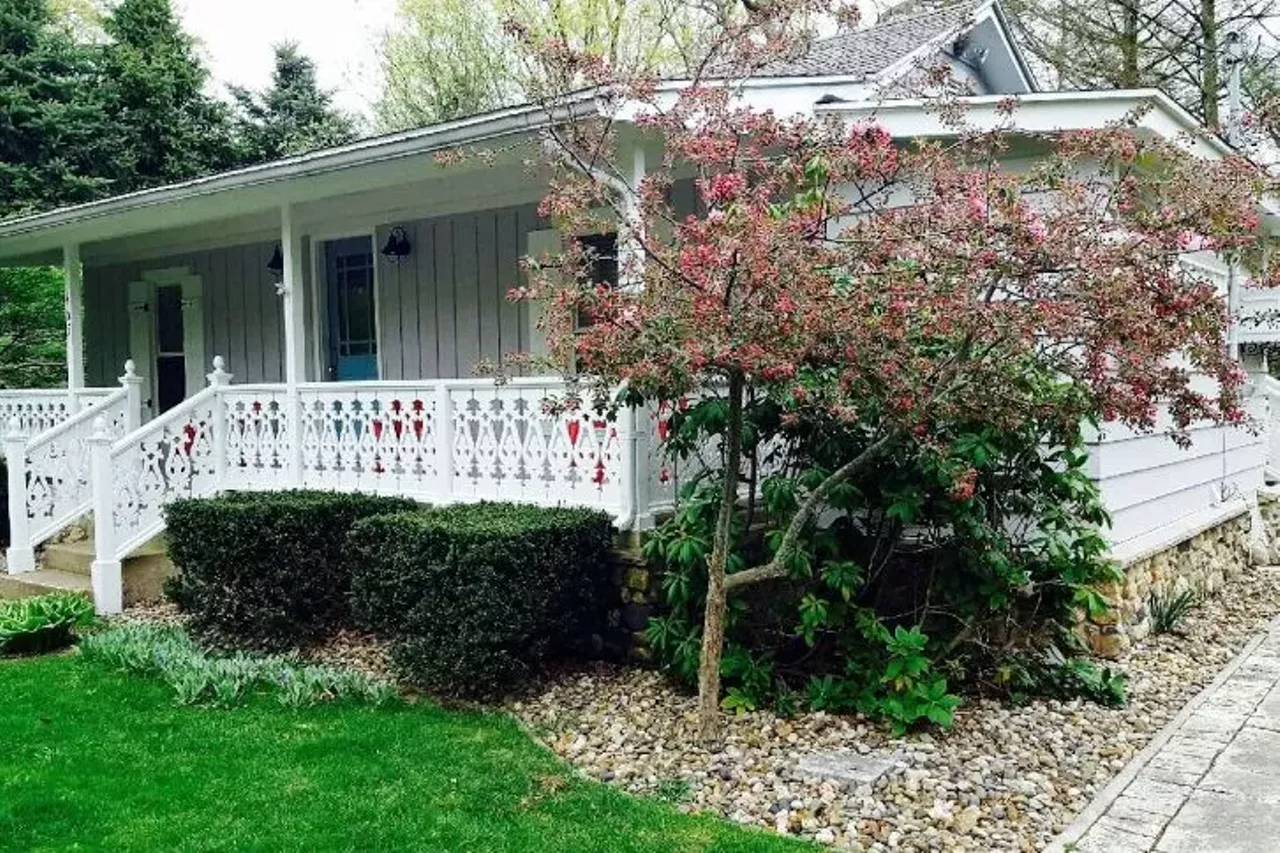 Saugatuck, Michigan&nbsp; Average nightly rate:$128 This cottage is literally adorable and would easily accommodate a family of four. Just imagine, enjoying a summer night full of s'mores in the firepit and enjoying board games on the front porch. It makes for a quick getaway complete with plenty of opportunities for family bonding. This cottage is literally adorable and would easily accommodate a family of four. Just imagine, enjoying a summer night full of s'mores in the firepit and enjoying board games on the front porch. It makes for a quick getaway complete with plenty of opportunities for family bonding.