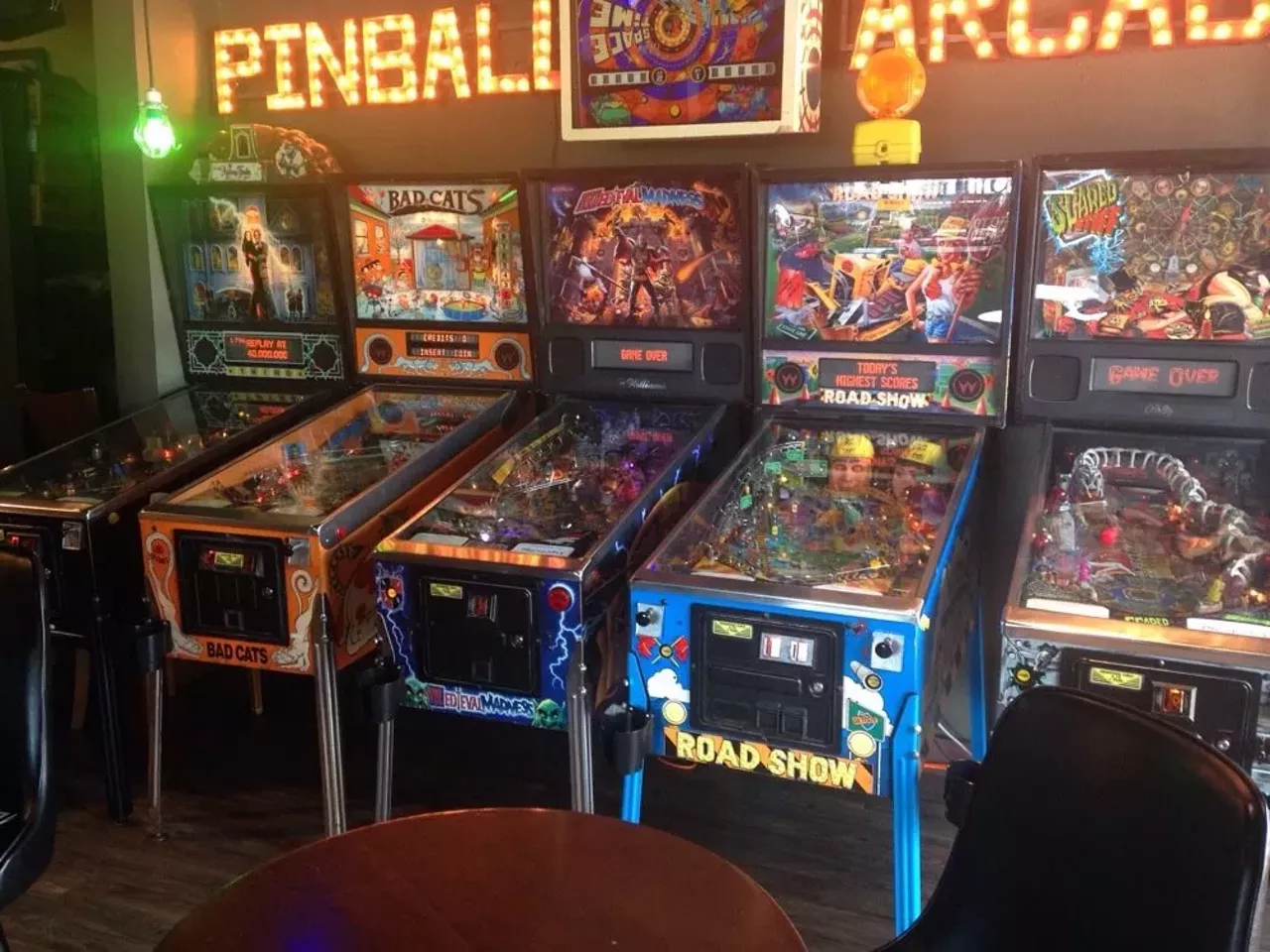  Pinball Crazy: One Eyed Betty's 
175 W Troy St, Ferndale, MI 48220 
One Eyed Betty's is a bar beloved by the residents of Ferndale, and for good reason. The large community style tables foster conversation and good times, and the casual, busy atmosphere is inviting and warm. The bar itself has almost 40 beers on tap with over 100 more in bottles and cans, not to mention the plentiful selection of whiskeys and wines. Regulars love the food and will tell you to make sure to try the brussels sprouts appetizer and the house made doughnuts for dessert. &nbsp;Bring quarters, too. They've got pinball! 
Photo Credit: William M. (yelp.com)