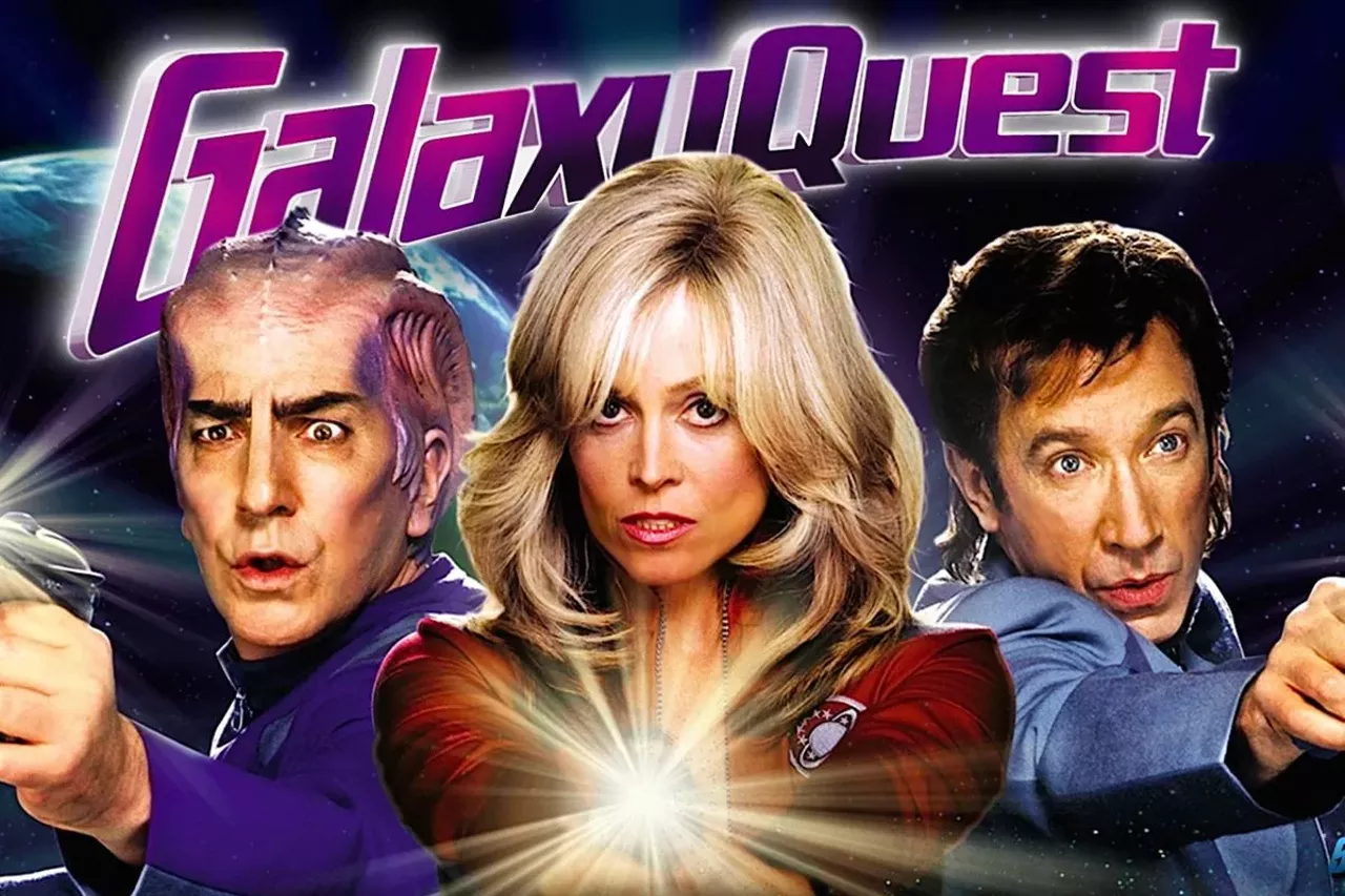 4. Galaxy Quest- The shock that beloved actor Alan Rickman has left us is still fresh in our minds, and thankfully Netflix has one of his most underrated comedic performances available to stream. Galaxy Quest came out in 1999 (17 years ago?!?!) and is just as funny, and even now a little more poignant since Star Trek and Star Wars are back on everyone&#146;s mind. If you don&#146;t remember, the film is about the cast of a 1970&#146;s sci-fi show (Tim Allen, Sigourney Weaver) who have a little reunion for a comic-con like convention and are somehow beamed up by aliens who actually believe these C-list celebrities are actual space fighters. It&#146;s a total satire on the genre, and kind of every Trekkie&#146;s wildest dreams coming true. Nerds, unite!