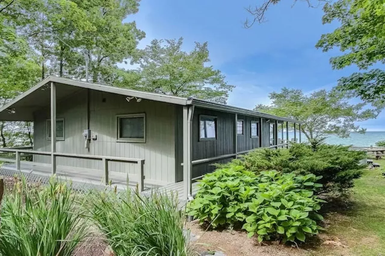 Quaint lakefront cottage in Fennville 6 guests, 2 bedrooms, 6 beds, 1 bath $469 per night If Lake Michigan is among your top three Great Lakes, look no further than this quaint lakefront cottage in Fennville which offers stunning lake views. This home has everything you need for a perfect getaway. Outside there is a private hot tub, and lakefront firepit. The cabin is a short drive from Saugatuck and South Haven. Photos via Airbnb.com