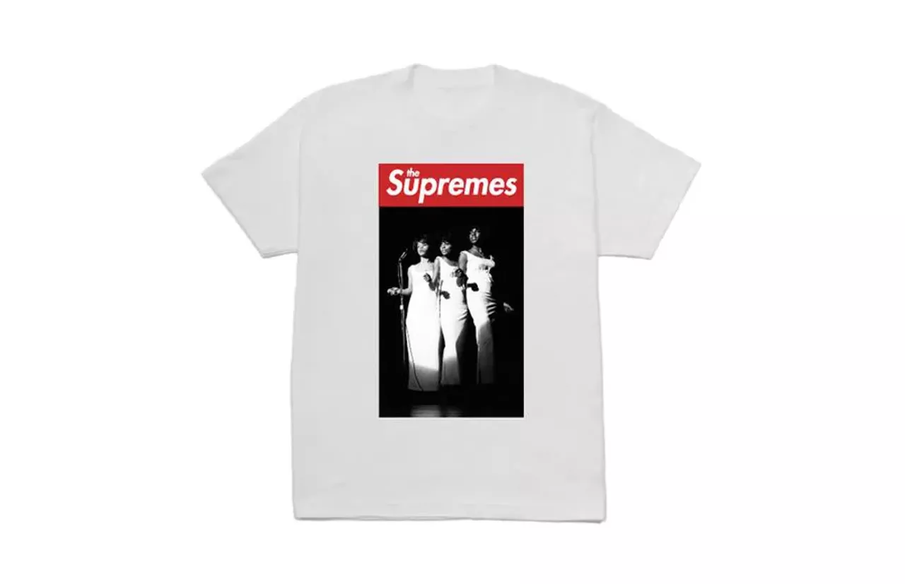 Supremes Tee, SMPLFD, $29.99 1480 Gratiot Ave, Detroit; 313-285-9564; buy.smplfd.com Motown goes hypebeast. Taking a bit of inspiration from the American skateboard brand Supreme, SMPLFD created this cheeky piece dedicated to the leading act of Motown Records in the &#146;60s. (Photo courtesy of SMPLFD)