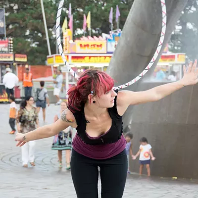 Hooping action!