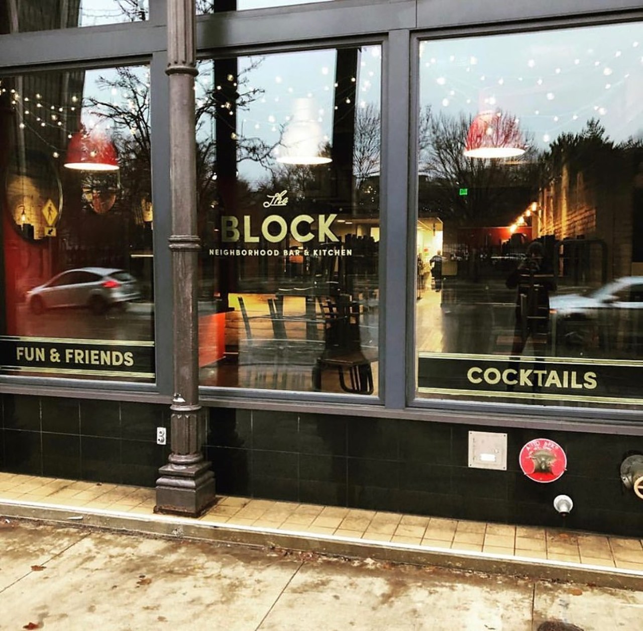 The Block
919 Woodward Ave., Detroit
At the Block, dinner for two (including two appetizers, two entrees, and a round of drinks) can be had for less than $50, making date night affordable. The Block is a spacious venue for after work drinks and an alternative to cafeteria food for lunch, too.
Photo via  The Block Detroit / Facebook 