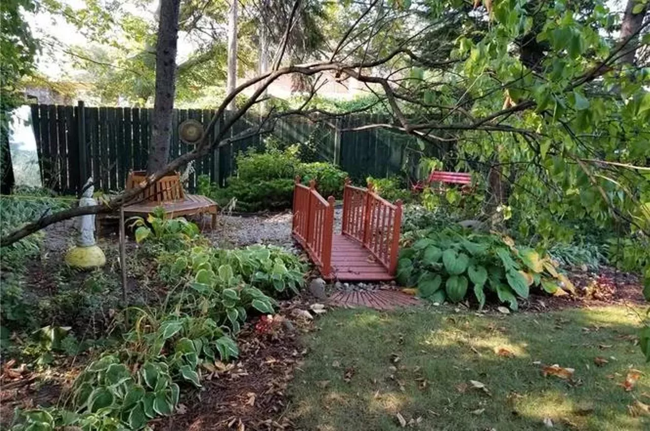  736 Chicago Blvd N. Detroit, MI 48202; $650,100 Boston-Edison Historic District, six beds, four baths, 5,100 sqft. Pictured: backyard Photos via Angela Jackson, EXP Realty LLC-Troy