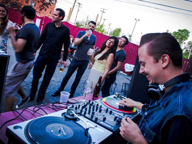 Peter Croce holds a regular gig DJing at Motor City Wine.
