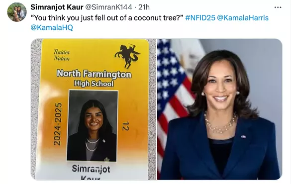 Image: 100 hilarious student ID photos by North Farmington High School 2024-25 seniors