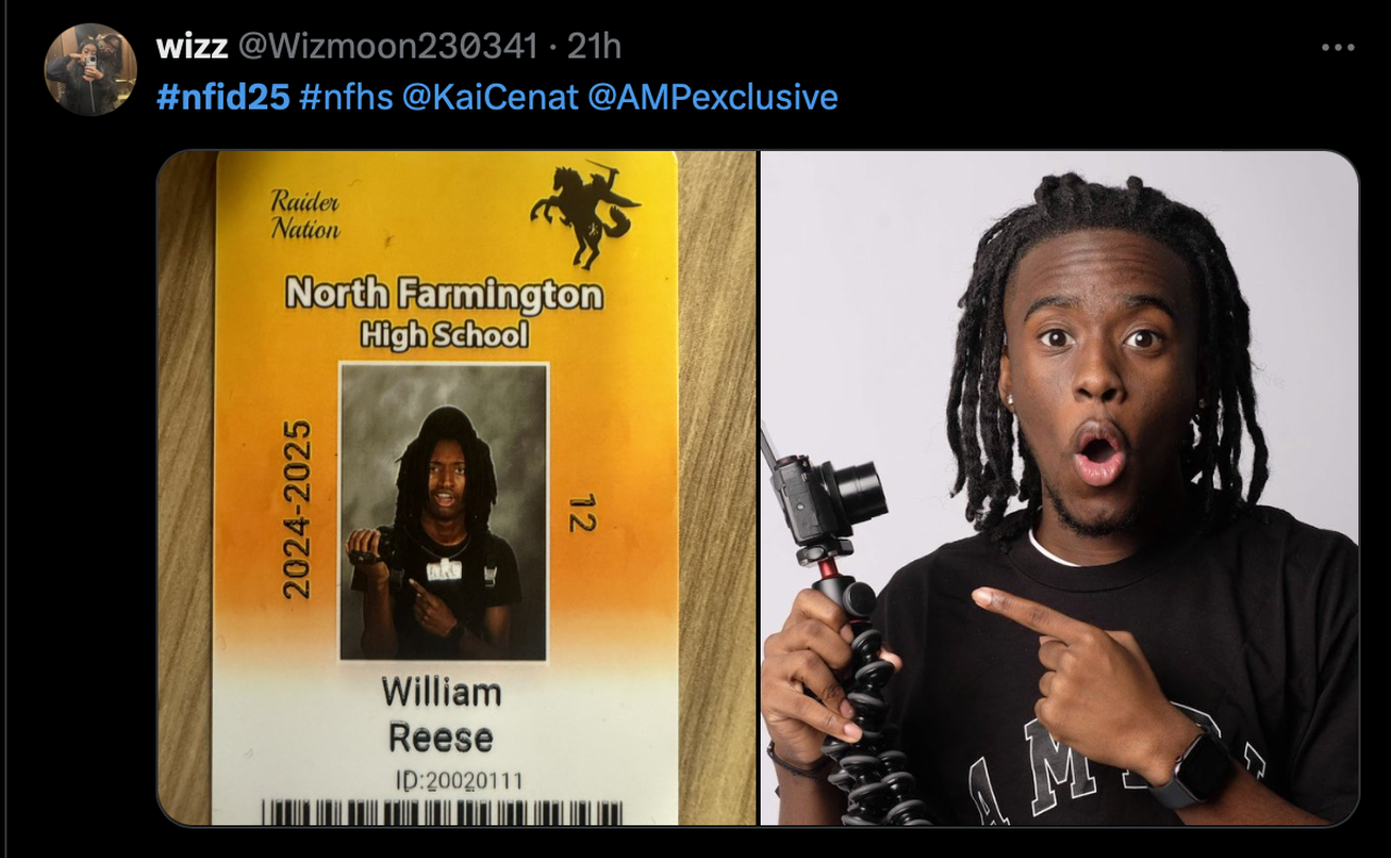 100 hilarious student ID photos by North Farmington High School 2024-25 seniors