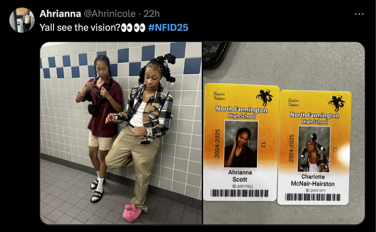 100 hilarious student ID photos by North Farmington High School 2024-25 seniors