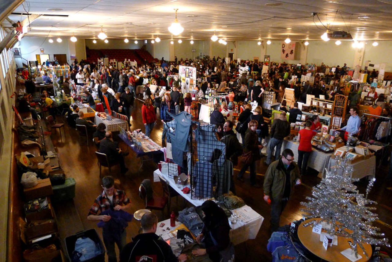 81) Attend the Detroit Urban Craft Fair: There was a time when the words “craft fair” basically meant scrap-booking moms and little old ladies knitting bobble hats. Nowadays, craft is cool. This fair, at the Masonic Temple, features all manner of garments, items of jewelry and, yes, scrap books. Let’s face it — some things should never change.