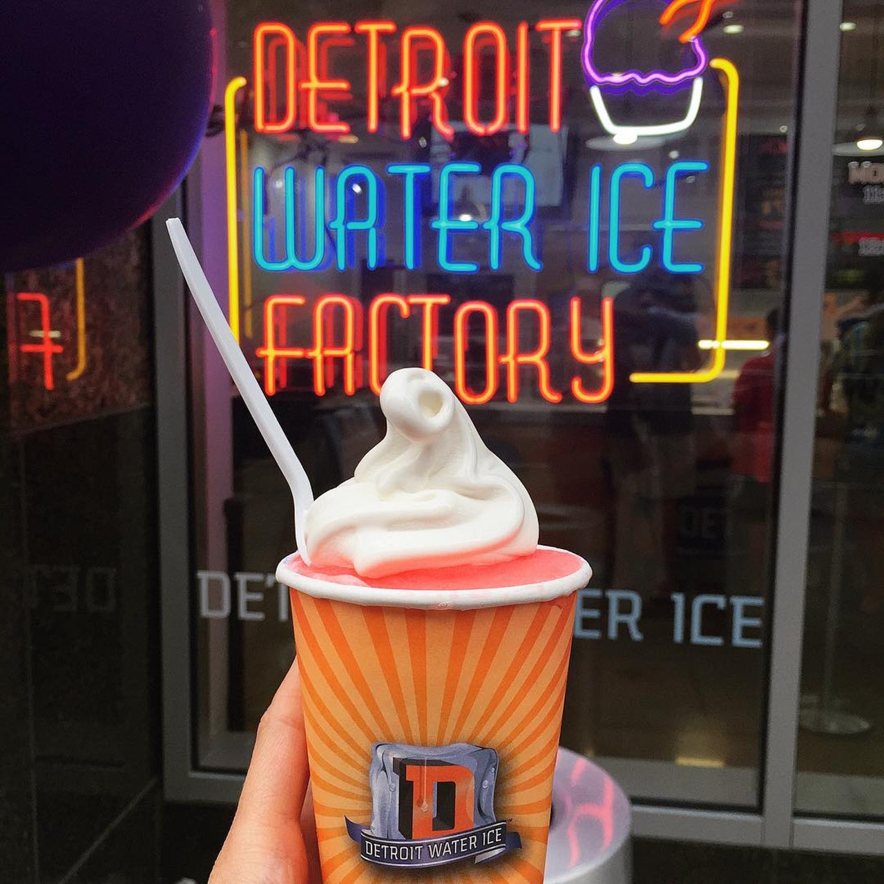 Detroit Water Ice Factory, 1014 Woodward Ave.
Your honey bunny works downtown and is always hinting that s/he hasn't yet tried that Philly-inspired water ice treat. Surprise your lover with a drive downtown, where you can stroll around Campus Martius, maybe rent bikes on the Riverfront, and then cool down with a delicious water ice-style slushie.
Photo via Instagram user @hajikitty.