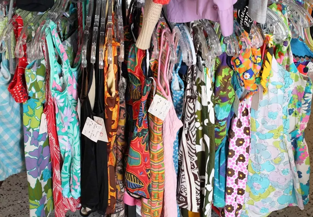 V-male Detroit Vintage 23902 Van Born Rd, Dearborn Heights The hot spot for beautiful vintage pieces. If you have a 50&#146;s theme party to attend this year, this is the place to get all of you. The store has all kinds of retro gear that includes lingerie, bathing suits, and dresses. (photo courtesy of V male's Facebook page)