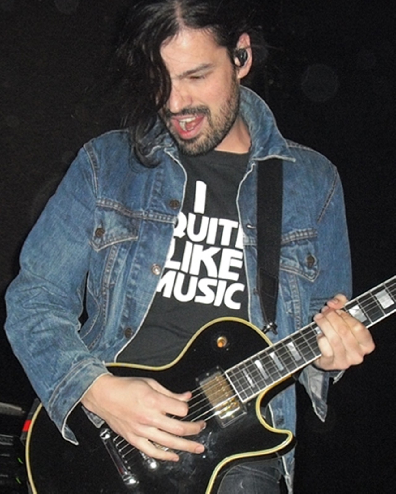 Tomo Mili?evi? of Thirty Seconds to Mars - Tomo Mili?evi? is the guitarist for 30STM, and also hails from Troy. Pretty sure his sister is an actor too? 
(Photo via Kristina Cortez)