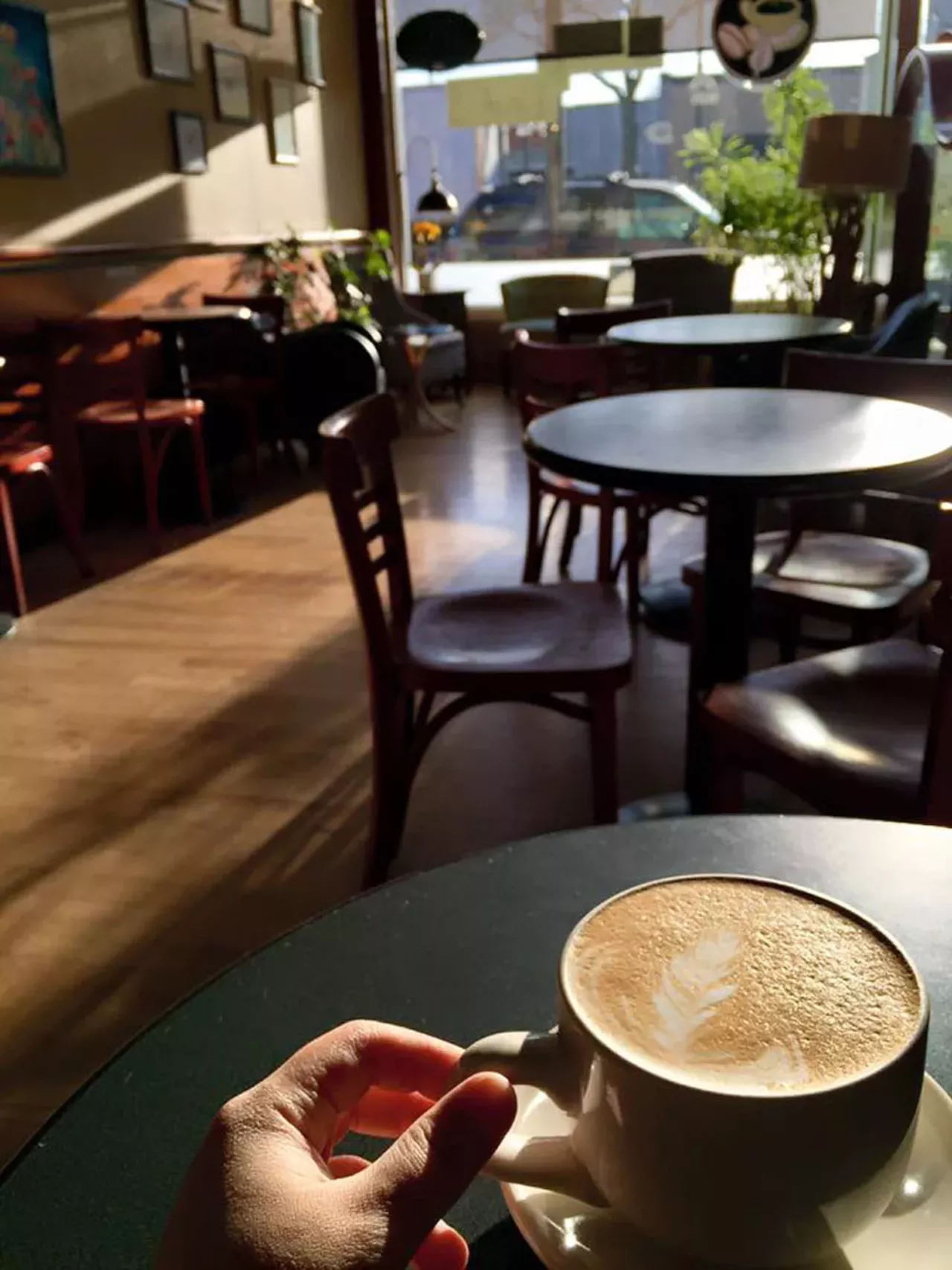 Bean and Leaf If tea is not to your taste, Bean and Leaf, also in Royal Oak is a chill, quiet environment that offers a variety of coffee drinks. Teas too, but coffee is their specialty. Locally roasted beans are used in their specialty drinks. The seating is plentiful and they always have different art on their walls, featuring local artists. Photo via Facebook.
